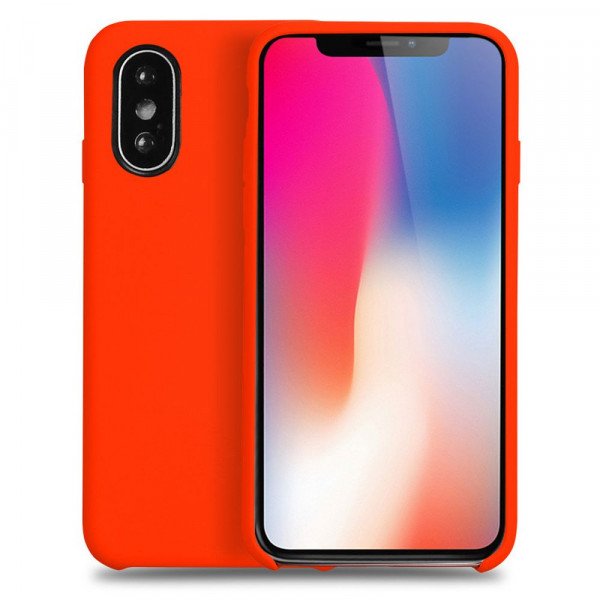 Wholesale iPhone Xs / X (Ten) Pro Silicone Hard Case (Red)